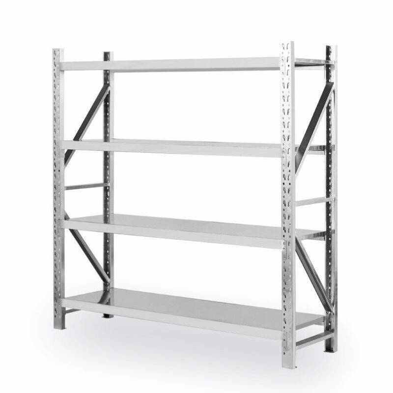 304不锈钢仓储货架商用展示架家用冷库地下室仓库重型多层储物架