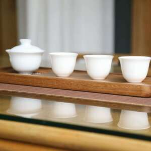 超艺新品 南美胡桃木 相思木纯实木整木茶盘 日式茶盘干泡盘 休