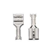 线袋装 6平板双孔插接.电源 端子插汽车连接器3a带点 dj622簧直