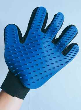 宠物手套亚马逊TPR手套猫咪刷毛狗洗澡宠物梳子宠物用品清洁按摩