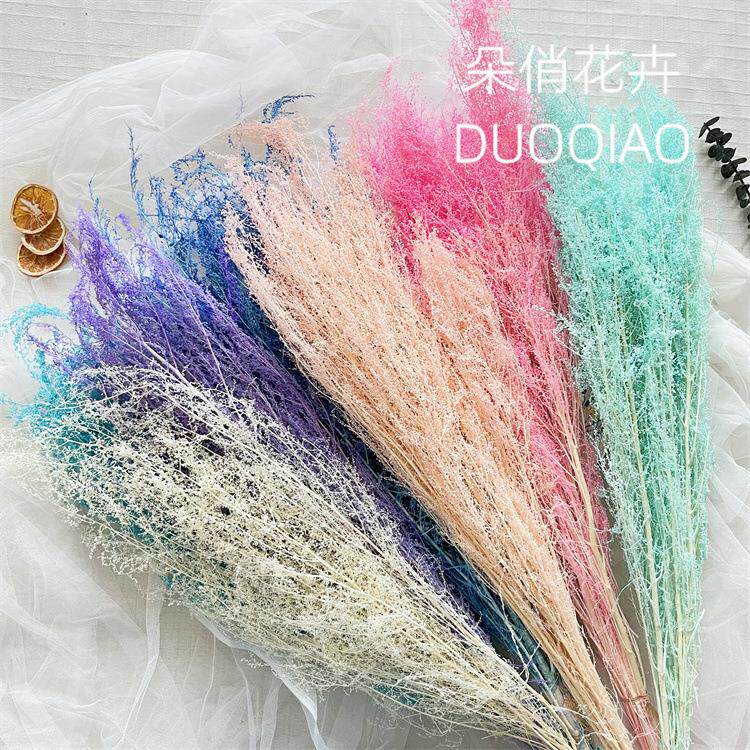 永生花米蒿草花干花花束米蒿梦幻婚礼花材家居软装插花DIY