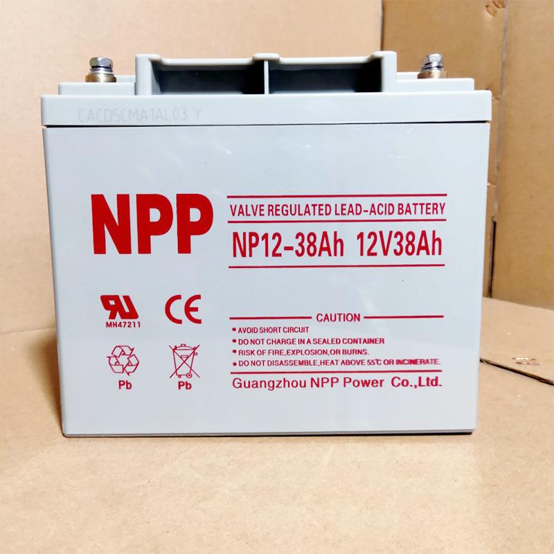 NPP耐普蓄电池NPG12-100AH免维护发空密封式胶体蓄电池12V100AH现
