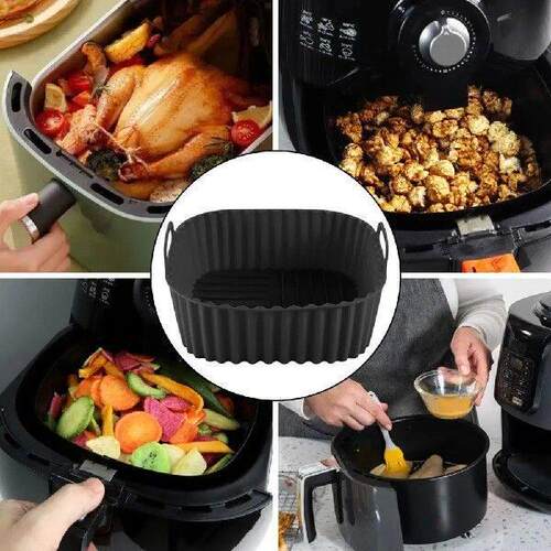 Silicone Air Fryer Tray Food-grade Silicone Air Fryer Pot