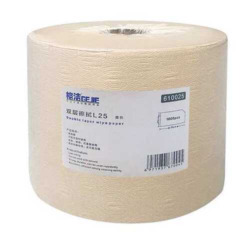 l黄色2  1 1000洁纸箱格工业擦拭卷双层×  35cm张 ×610025