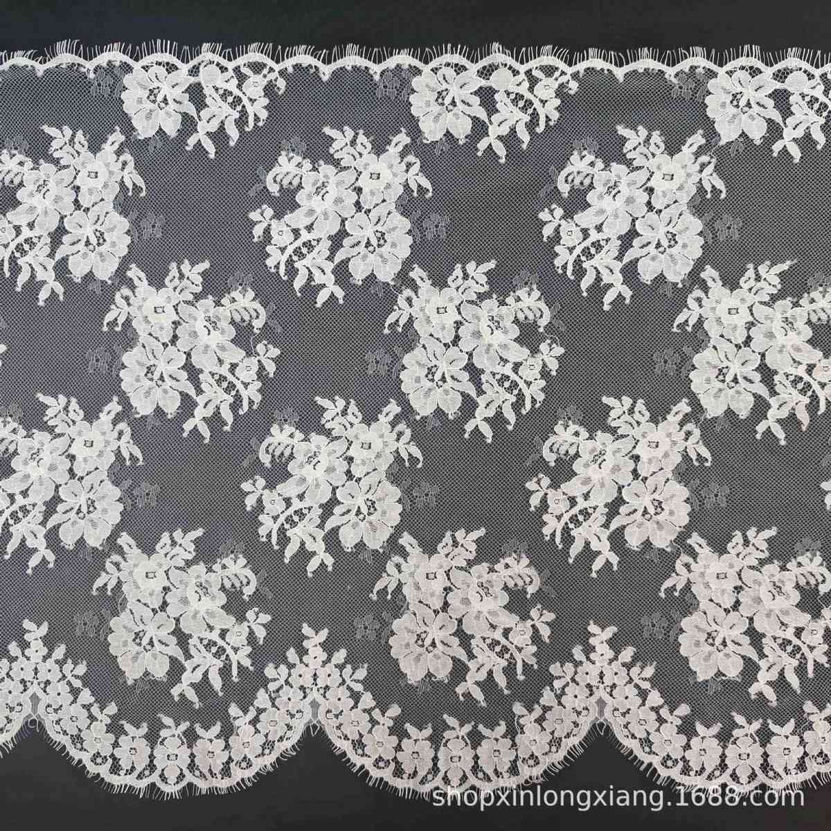 40CM睫毛蕾丝花边 锦纶无弹力 厂家现货直销