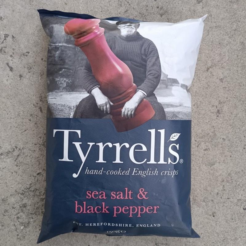 tyrrells薯片英国Tyrrells泰瑞海盐甜辣芝士薯片150g膨化土豆片