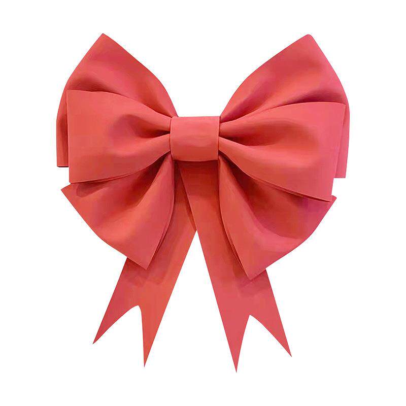 户外仿真蝴蝶结创意雕塑玻璃钢商店壁挂门头墙壁装饰品大型蝴蝶结