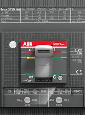 ABB XT塑壳断路器XT2N160 DC TMA100 FF 3P；10265747