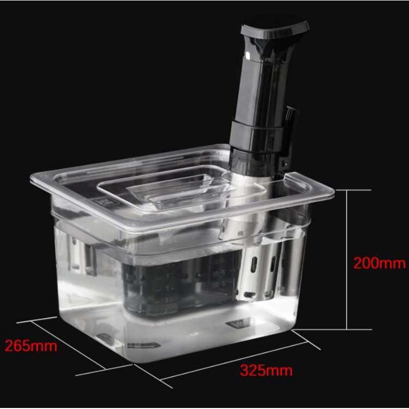 sous vide container11LPC塑料盆低温慢煮机容器水箱可定 制开口