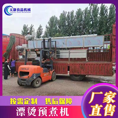 毛豆漂烫杀青预煮机 莴笋漂烫设备 黄桃山楂水果蒸煮机器
