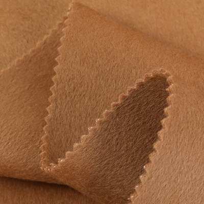 50毛双面顺毛呢粗纺羊毛面料双面呢面料 衣服布料批发工厂