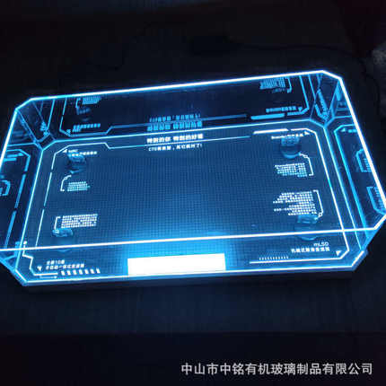 定做透明有机玻璃展示架 LED智能感应展示台  电子产品亚克力展示