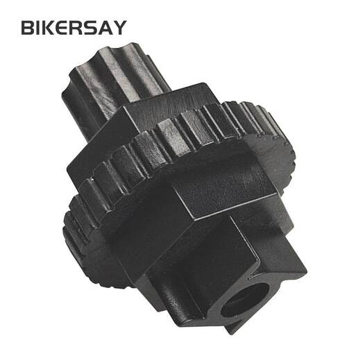 自行车一体中空牙盘拆卸扳手山地公路车二合一曲柄盖拆卸安装工具