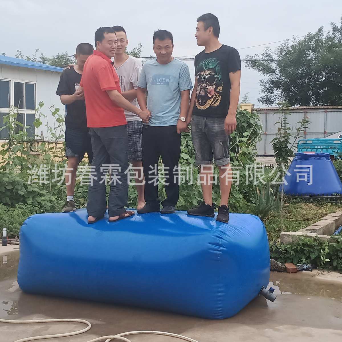水囊户外大容量水袋 农用车载可折叠储水袋桥梁预压大型加厚耐磨