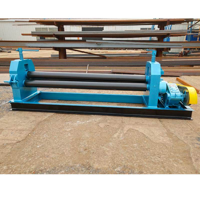 小型下轴可调电动卷板机 4*1600三轴卷管机 机械钢板卷板机