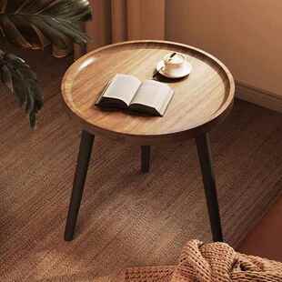 沙发小圆桌客厅家用小茶几简约现代稳固床头柜卧室边几茶桌小户型