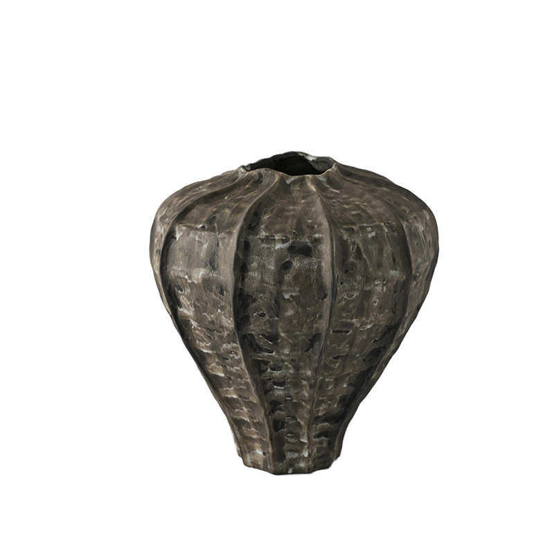 新中式日式陶瓷花瓶样板间民宿艺术侘寂花器茶几玄关软装饰品摆件,家居饰品,花瓶,淘宝优惠券,粉丝福利购,淘宝优惠卷