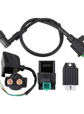 CDI点火线圈电磁继电器电压调节器适配50cc-125ccATV越野车卡丁车