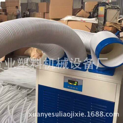扣管万向管移动空调通风管加工机械PVC复合软管生产设备排风