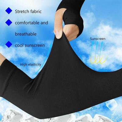 4 Pairs Arm Sleeves Cover Cycling UV Sun Protection Sleeve