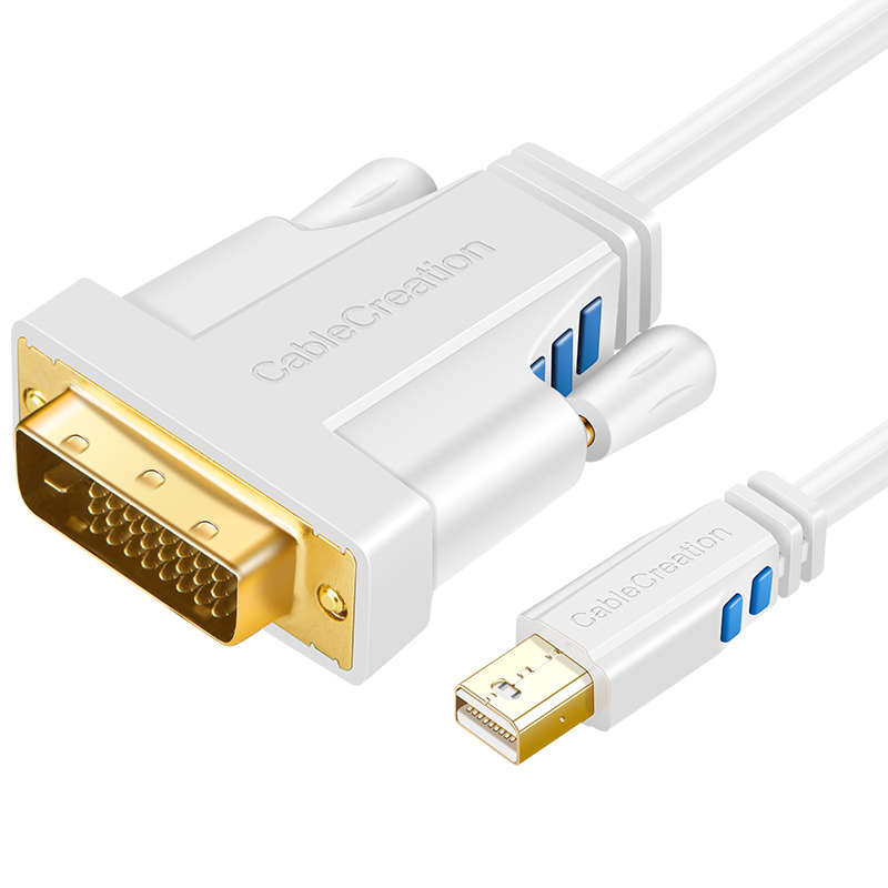 转displayport转换器 转mini口接线接dp雷电dvi微软显示器surface