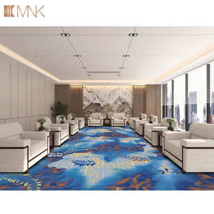 地毯定制通铺工厂阻燃尼龙酒店印花商用加厚宴会厅地毯全会议室铺