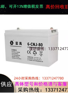 蓝禹6-CNJ-80太阳能蓄电池12V80AH/消防应急/UPS/EPS/灯具/通讯