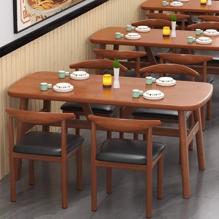 餐桌小户型现代桌子出租房用长方形饭桌餐饮商用桌椅家居胡桃色,商业/办公家具,餐桌椅系列,淘宝优惠券,粉丝福利购,淘宝优惠卷