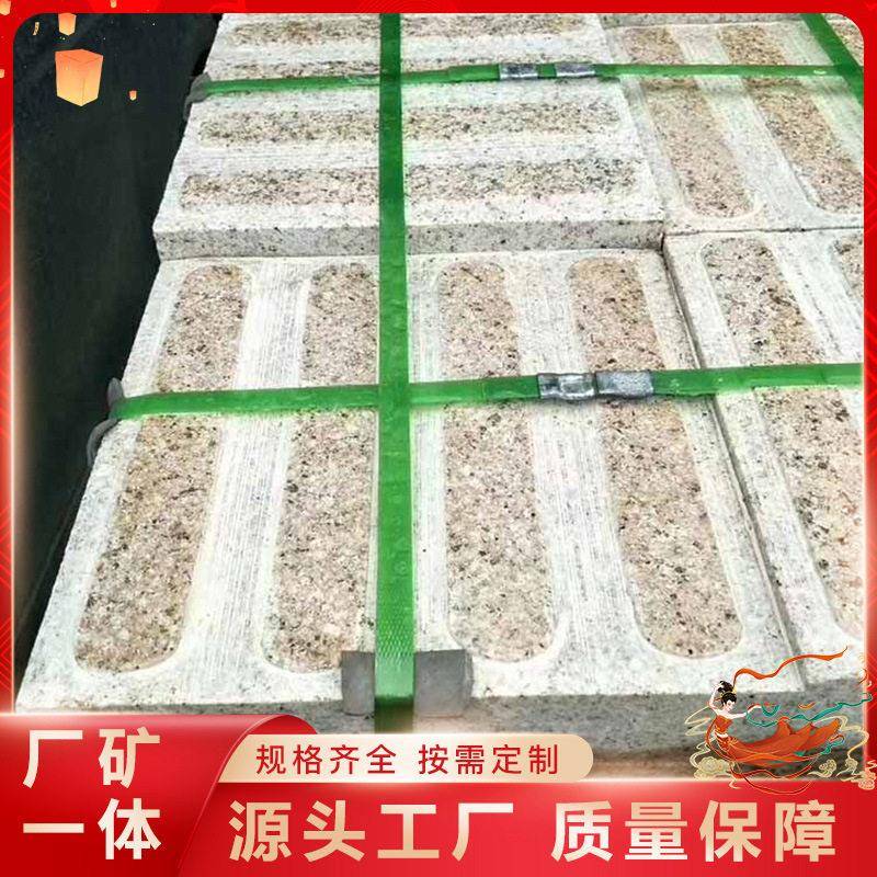 厂家盲道砖人行道市政地砖路面砖地铺石圆点盲道石盲人引路砖