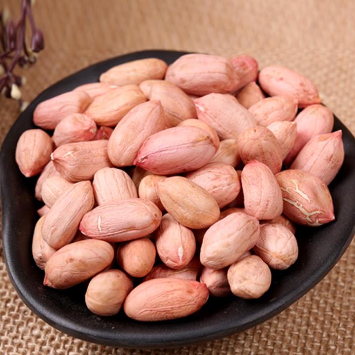 2024年河南南阳新鲜粉红皮花生米新货生花生仁不带壳精选晒干饱满