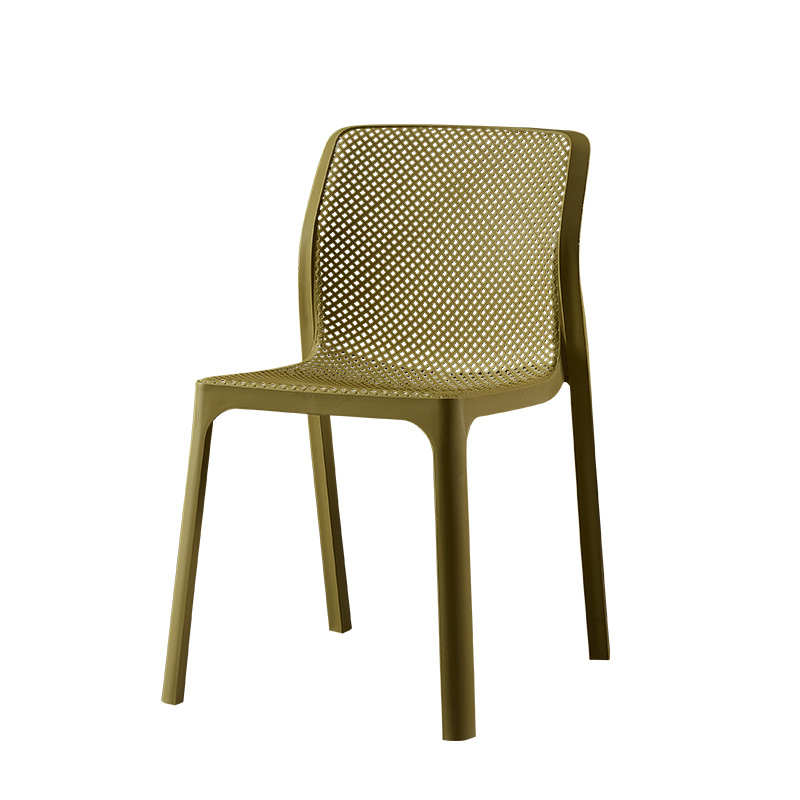 现代简约北欧时尚镂空休闲椅子靠背凳子塑料成人懒人创意家用餐厅