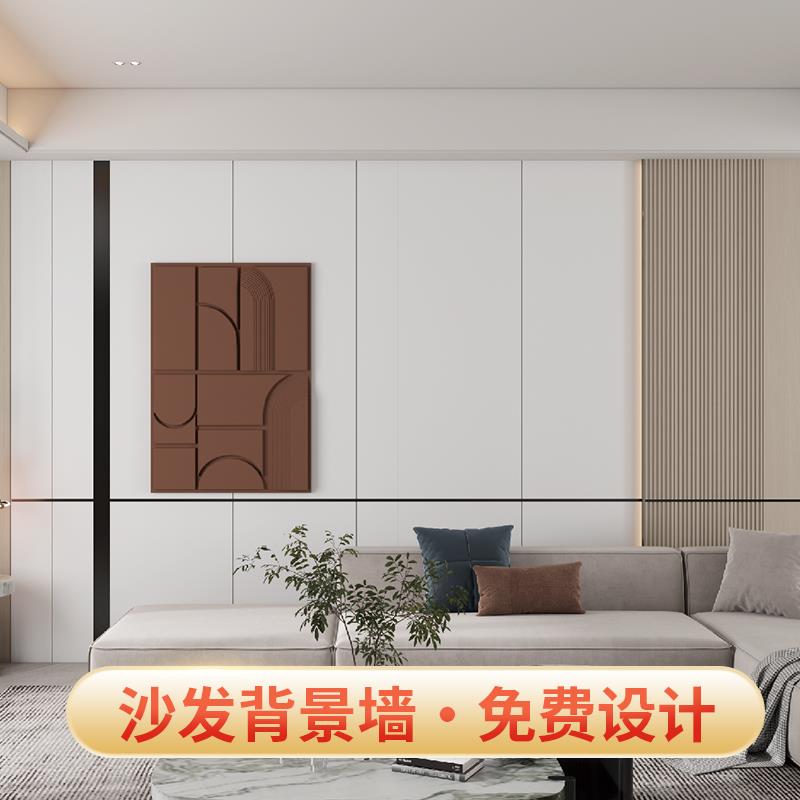 实格栅隐形门无框门电视背景墙卧室门木饰面隐藏暗门客厅一体定制