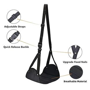 Airplane Lightweight Footrest Strap Adjustable Portable
