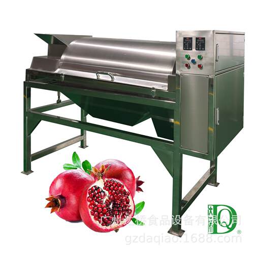 DQ广州达桥工业型石榴果粒无损分离机商用抠粒机果茶果汁生产线