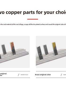 Dpn63A歧管20A-70A铜黄铜空气开关Dz267连接1P+N断路器接线Kt005