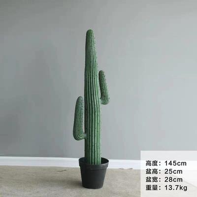 北欧大型仿真创意仙人掌摆件仙人柱落地橱窗样板间装饰陈列绿植