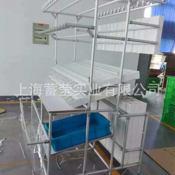 铝合金线物料架 铝合金精益管物料架 第三代精益管物料架