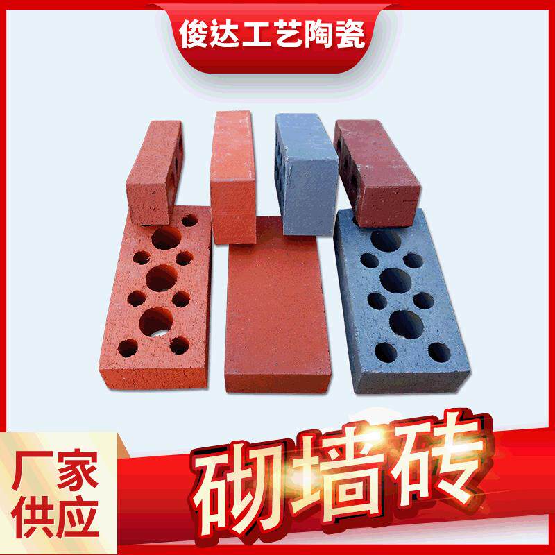 240*115*53陶土砌墙砖干挂幕墙转多孔砖园林建筑用透水砖