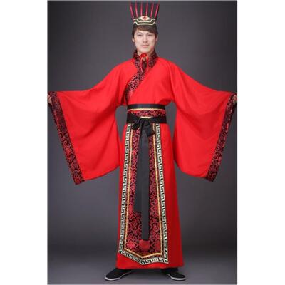新款古装服汉服衣男汉礼式司仪主持服伴郎装唐朝王爷丞相员外演出