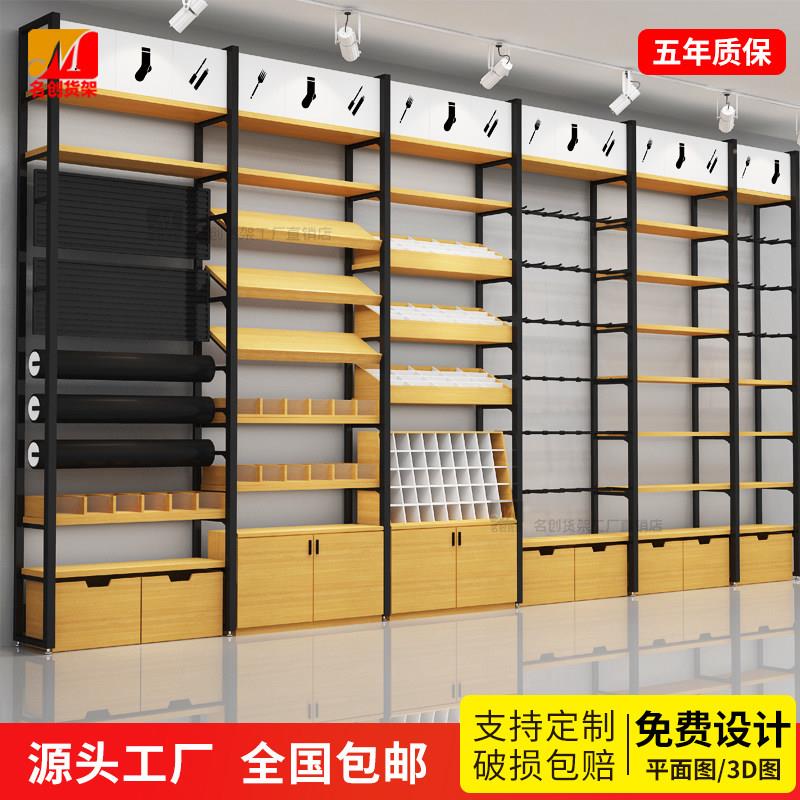 名创精品店货架谷子展示架母婴宠物店饰品文具通用展示柜组合定制