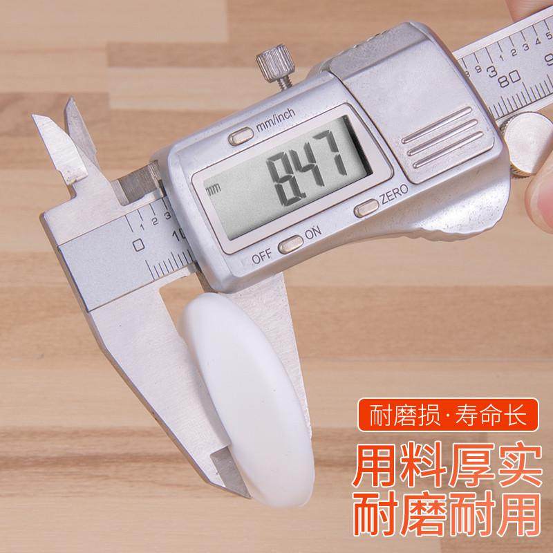 门把手硅胶墙面片碰只圆形100贴防撞装防撞门锁顶谷4cm防 直径片