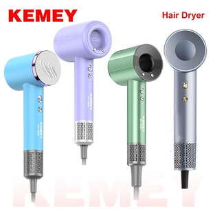 kemei跨境家用高速吹风机大风力静音电吹风恒温负离子护发吹风筒