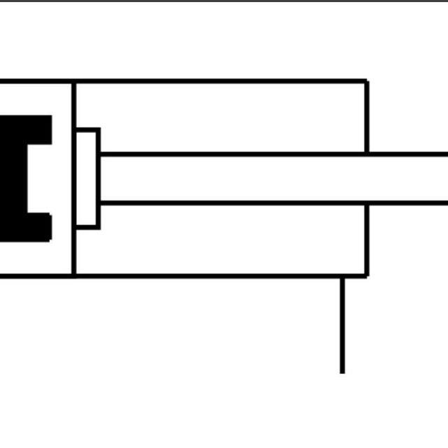 SMC单动双作用气缸CP杆9带6SDB63-100C系列现货气元件MQD缓冲