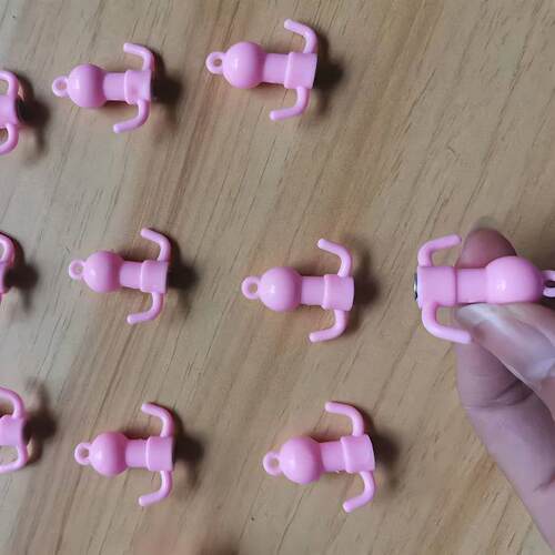吸铁石钓鱼玩具配件高强磁磁铁磁性钓鱼摊儿童玩具鱼竿磁头配件同