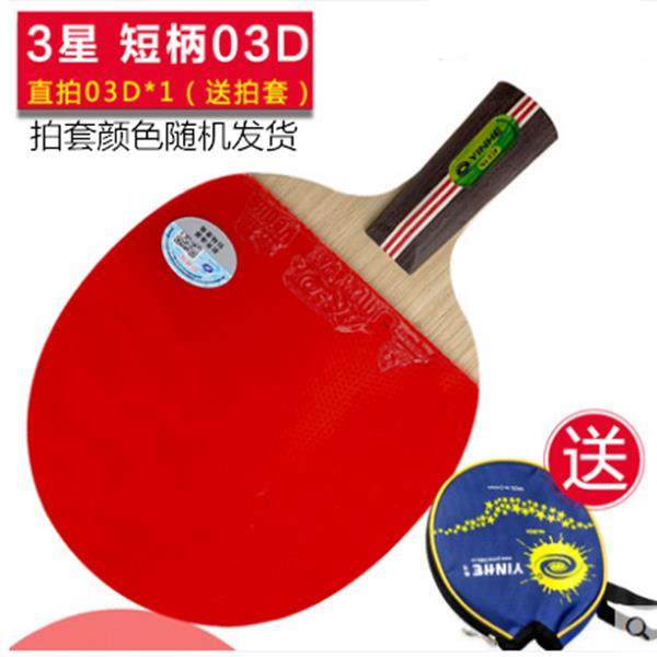 高档银河乒乓球拍01B02B 0B 043训 05 06B双反胶成品拍练 球拍直