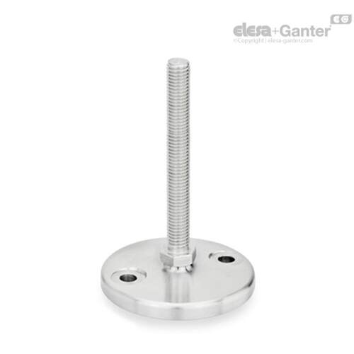 Elesa Ganter伊莉莎冈特 GN 23-SSK 水平支脚 带螺母不带螺母(4)
