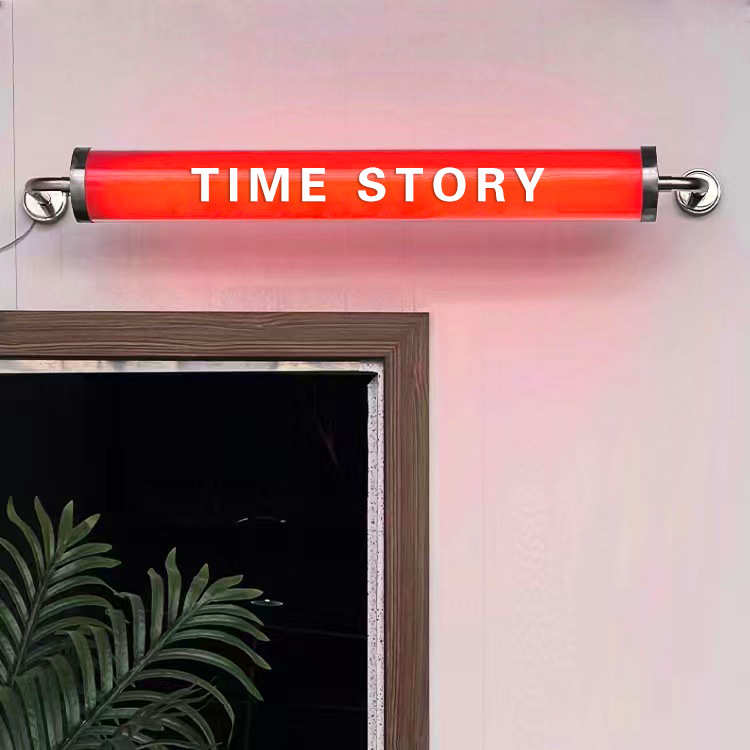 亚克力灯管led360度发光灯圆管圆柱广告牌门头招牌圆形壁灯吊灯箱