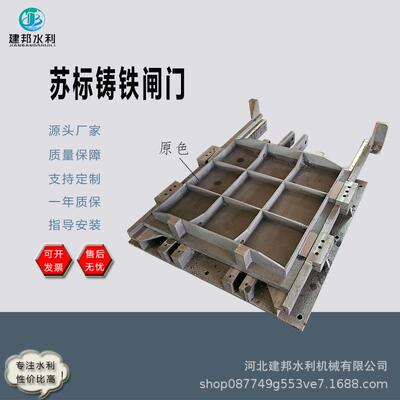 苏标铸铁闸门方形铸铁闸门水库渠道污水闸门启闭机配套闸门