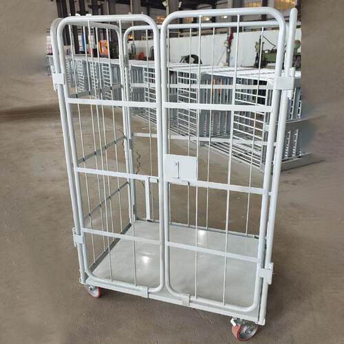 双门日式物流台车清仓处理载重300kg折叠式普通物流手推车现货
