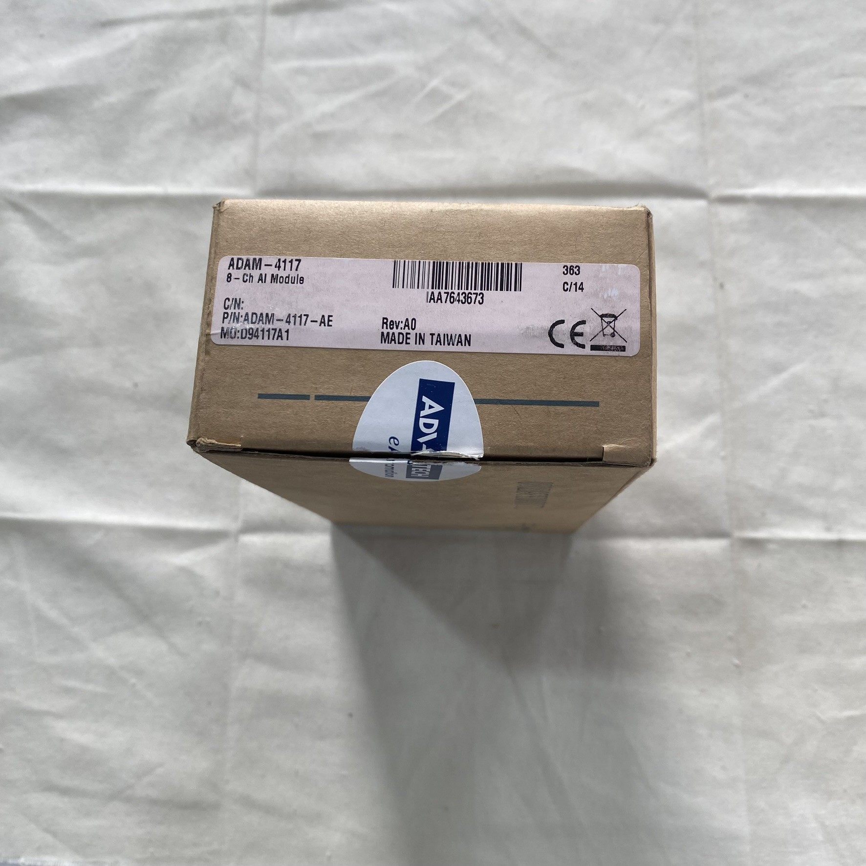 全新研华ADAM-4117 8通道模拟量输入模块，台湾原装正